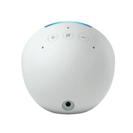 Bocina Inteligente Alexa Amazon Echo Pop Proyección Frontal de 195" Wi-Fi/Bluetooth Color Blanco Glaciar