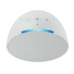 Bocina Inteligente Alexa Amazon Echo Pop Proyección Frontal de 195" Wi-Fi/Bluetooth Color Blanco Glaciar