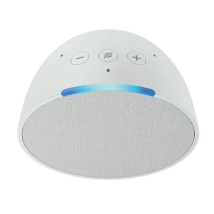 Bocina Inteligente Alexa Amazon Echo Pop Proyección Frontal de 195" Wi-Fi/Bluetooth Color Blanco Glaciar