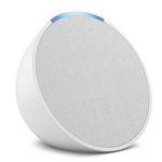 Bocina Inteligente Alexa Amazon Echo Pop Proyección Frontal de 195" Wi-Fi/Bluetooth Color Blanco Glaciar