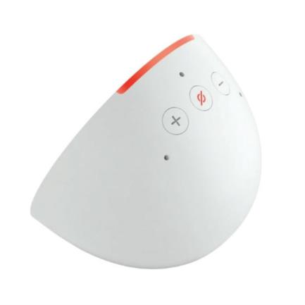 Bocina Inteligente Alexa Amazon Echo Pop Proyección Frontal de 195" Wi-Fi/Bluetooth Color Blanco Glaciar