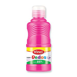 Pintura Para Dedos Lavable Vinci 237 Ml Magenta Dxppitab049