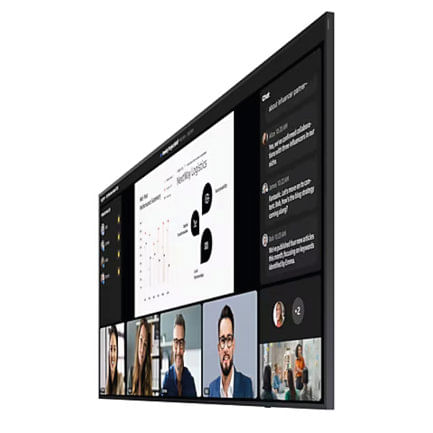 Pantalla Samsung Smart Signage de 105 pulgadas 5K 5120 x 2160 Operation hours: 24/7 500nit Contrast Ratio: 4000:1  Response time: 6ms VisionAngle: 178:178 Tizen 80