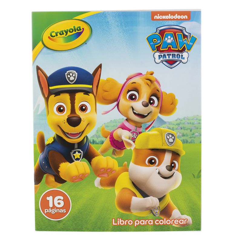 LIBRO PARA COLOREAR PAW PATROL