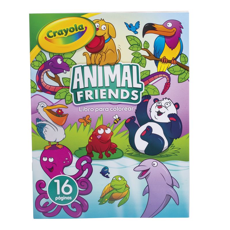 LIBRO PARA COLOREAR ANIMAL FRIENDS