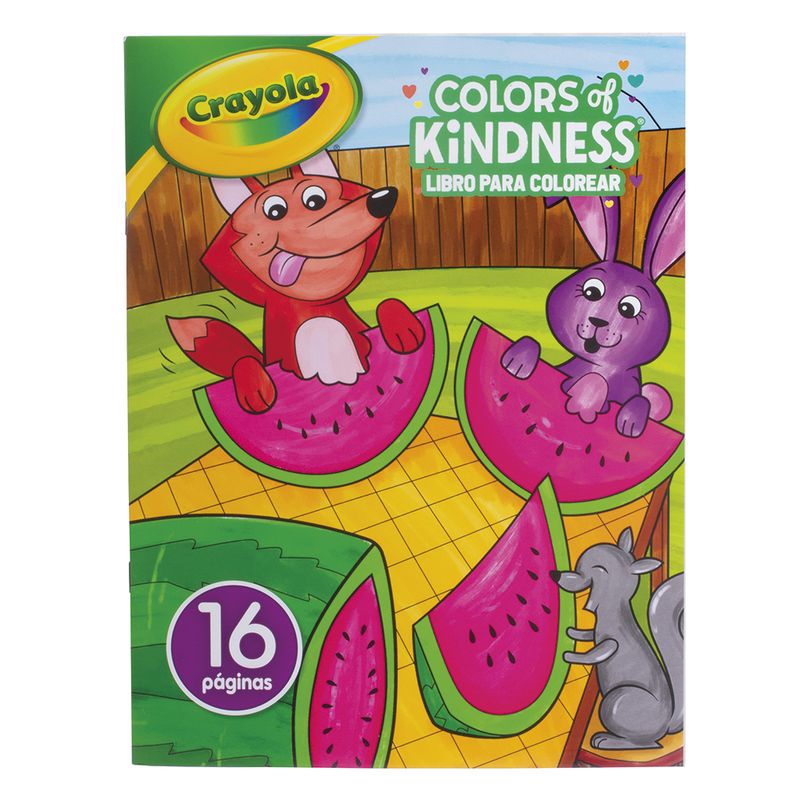 LIBRO COLOREAR COLORS OF KIDNESS