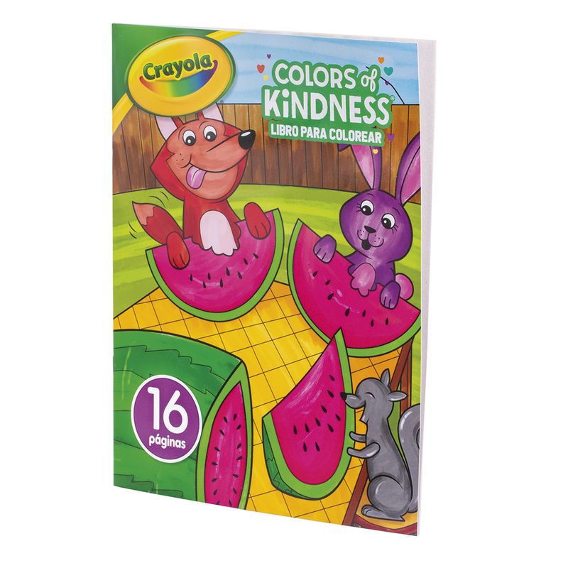 LIBRO COLOREAR COLORS OF KIDNESS