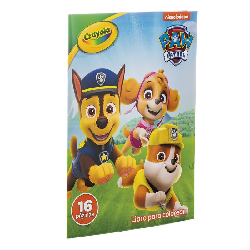 LIBRO PARA COLOREAR PAW PATROL