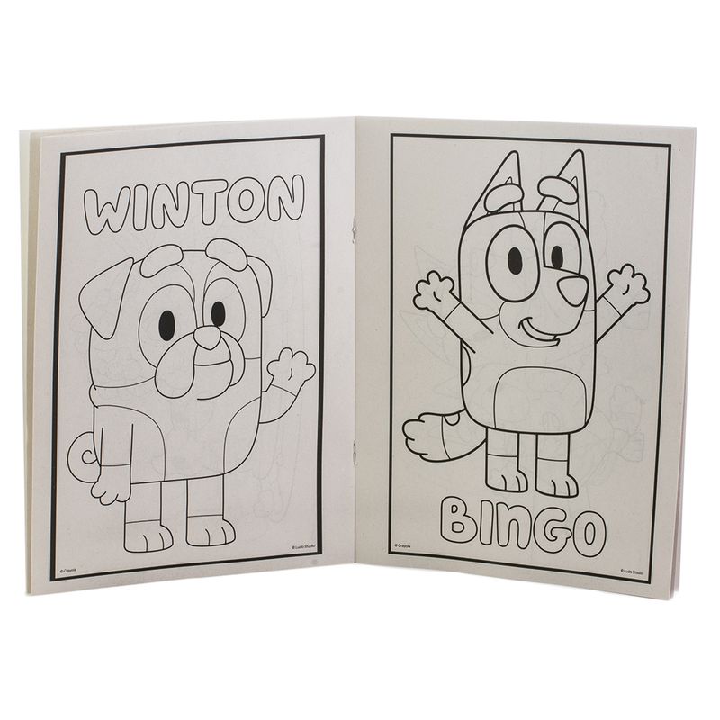 LIBRO PARA COLOREAR BLUEY