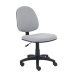 Silla Basica Nextep de Altura Ajustable Tela Gris Base Giratoria