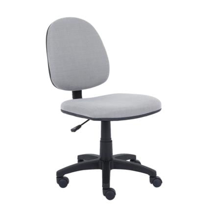 Silla Basica Nextep de Altura Ajustable Tela Gris Base Giratoria
