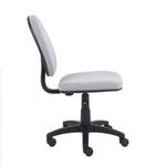 Silla Basica Nextep de Altura Ajustable Tela Gris Base Giratoria