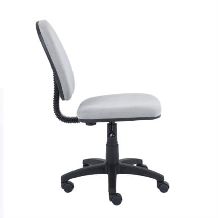 Silla Basica Nextep de Altura Ajustable Tela Gris Base Giratoria