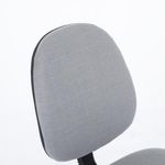 Silla Basica Nextep de Altura Ajustable Tela Gris Base Giratoria