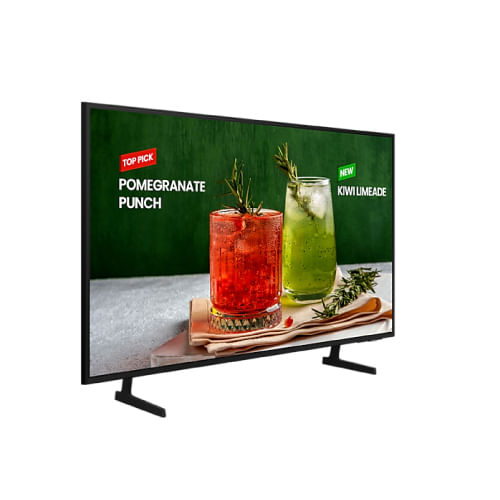 Pantalla Samsung 65" BED-H Led Crystal 4K UHD Resolucion 3840x2160 SMART Admon contenido  HDMI/ LAN / WIFI  16/7  3