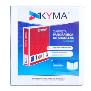 Carpeta Arillo 0.5 O Blanca Panoramica Kyma Cpkcbho-050-Bco