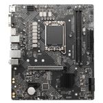 Tarjeta Madre MSI PRO H610M-G 2xDDR4 64GB 3200Mhz PCIe 40 M2 1xHDMI 1xVGA 1xDP S1700 12th 13th Gen mATX