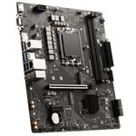 Tarjeta Madre MSI PRO H610M-G 2xDDR4 64GB 3200Mhz PCIe 40 M2 1xHDMI 1xVGA 1xDP S1700 12th 13th Gen mATX