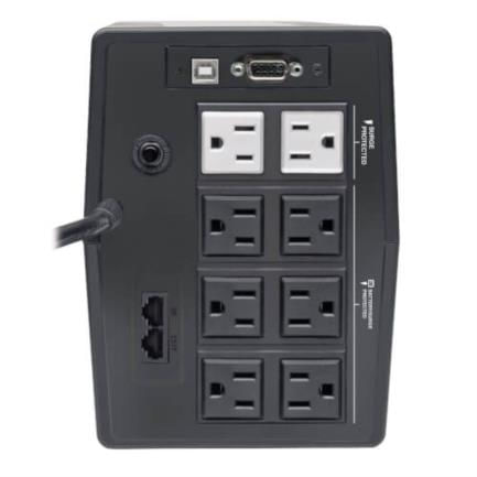 75543 - UPS Tripp Lite Interactivo 700VA 480W 8 Tomacorrientes NEMA 5-15R AVR 120V 50/60 Hz USB RS-232 LCD Torre