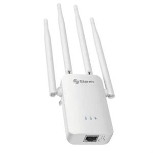 Router Steren Wi-Fi 300 Mbps 2.4 Ghz Hasta 30M De Cobertura 4 Antenas Color Blanco Sqcaccac034