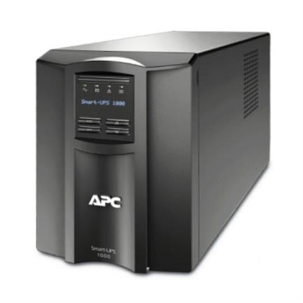 75357 - UPS APC 1000VA/700WA Pantalla LCD 120V Conexión Inteligente Torre de Onda Sinusoidal Pura 8 Contactos Color Negro