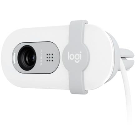 Cámara Web Logitech Brio 100 RTL Full HD 1080p Micrófono Integrado Conectividad USB Color Blanco