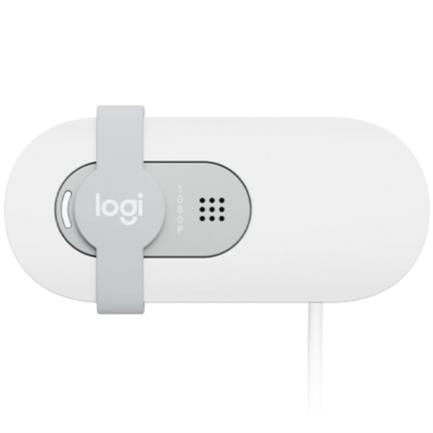 Cámara Web Logitech Brio 100 RTL Full HD 1080p Micrófono Integrado Conectividad USB Color Blanco