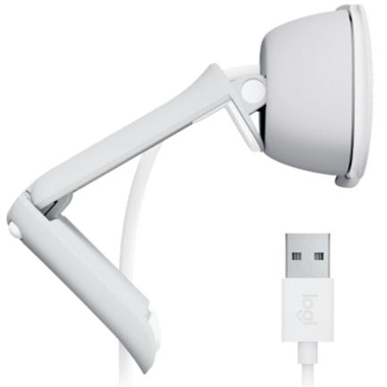 Cámara Web Logitech Brio 100 RTL Full HD 1080p Micrófono Integrado Conectividad USB Color Blanco