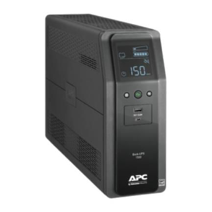 75360 - Back UPS APC PRO BR 1500VA 10 Outlets 2 USB Charging Ports AVR LCD interface LAM