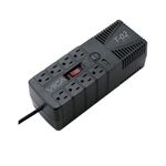 75621 - Regulador Vica Electrónico T-02 Voltaje 1200VA/700W 8 Contactos Indicadores LED