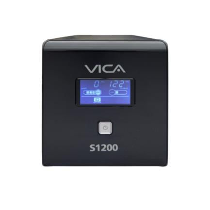 UPS Vica S1200 Regulador Integrado 1200VA/600W 6 Contactos Pantalla LCD
