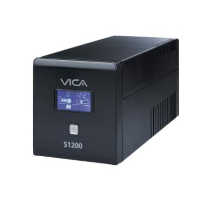UPS Vica S1200 Regulador Integrado 1200VA/600W 6 Contactos Pantalla LCD