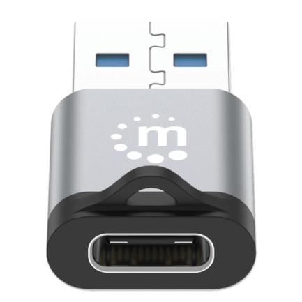 62132 - Adaptador USB-C V3 2 Gen1 AM-CH 5Gbps 3A Aluminio Gris Espacial/Negro