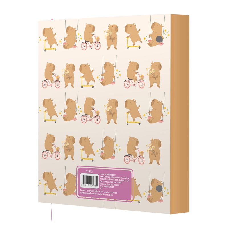 CARPETA CARTA 100H CAPIBARA SMARTY