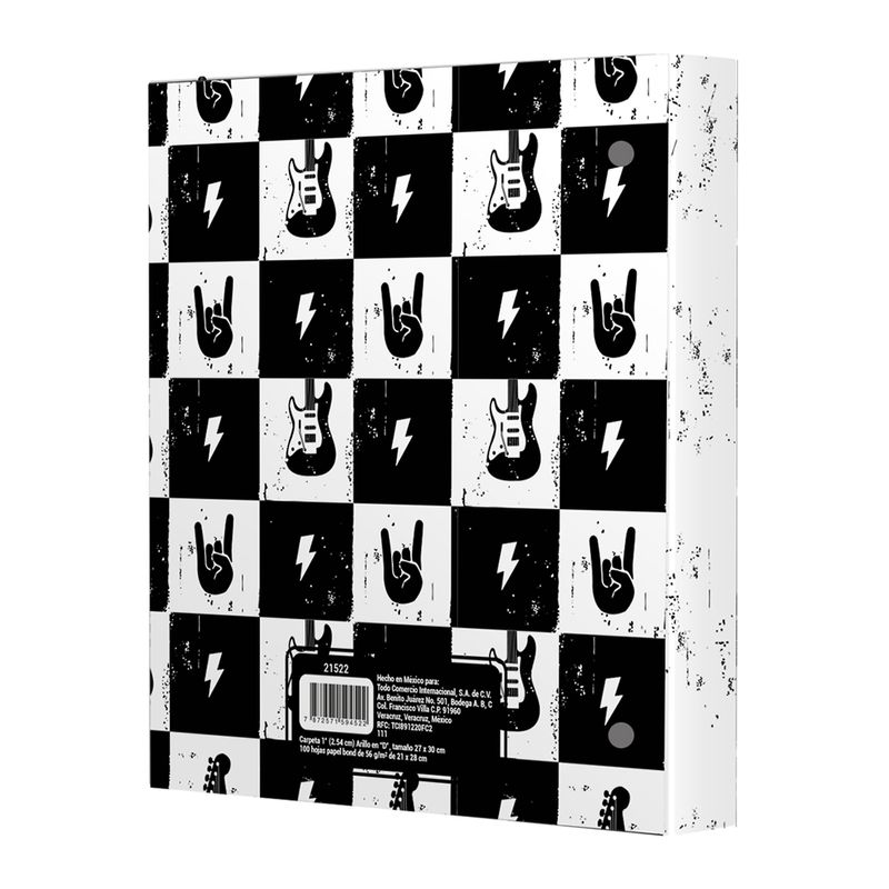 CARPETA CARTA 100H ROCK DOO SMARTY