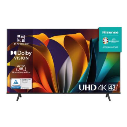 Televisor Hisense A6N 43" UHD 4K Resolucion 3840x2160 Smart Google TV LAN Bluetooth