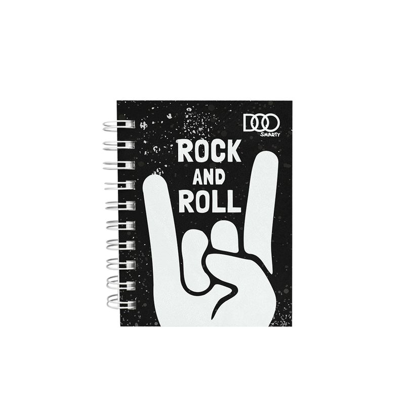 LIBRETA ESPIRAL POCKET 160H RAYAS ROCK DOO SMARTY