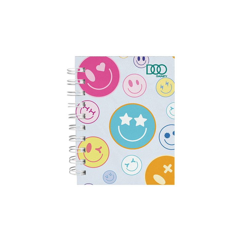 LIBRETA ESPIRAL POCKET 160H RAYAS HAPPY DOO SMARTY