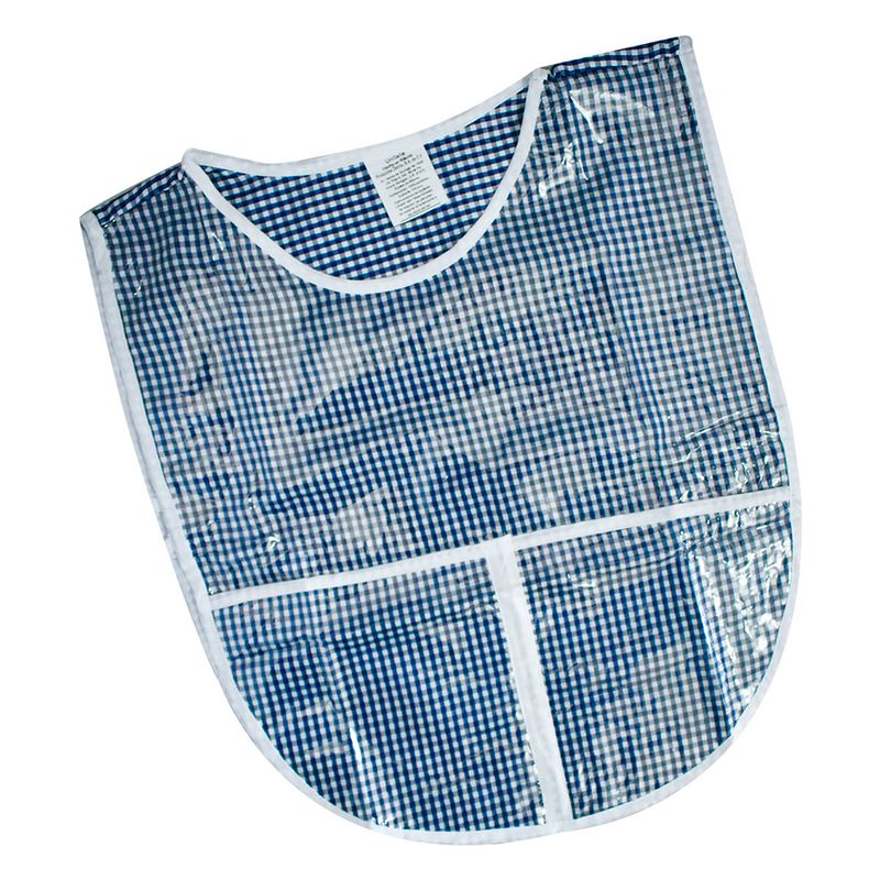 MANDIL ESCOLAR AZUL