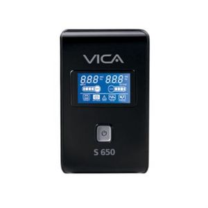 Ups Vica S650 Regulador Integrado 650Va/360W 8 Contactos Pantalla Lcd Vbereuab011