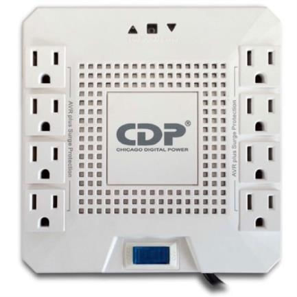 76096 - Regulador de Voltaje CDP 1800VA/1000W 8 Contactos