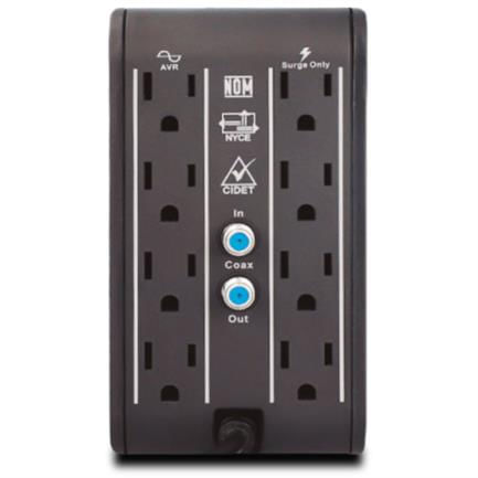 76115 - Regulador de voltaje CDP R2C-AVR1008 1000VA/500W indicadores LED de funcionamiento 8 contactos NEMA 5-15R
