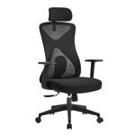 Silla de Oficina Acteck Floe Pro EC737 Ergonomica Ajuste lumbar Sistema de bloqueo Soporta Hasta 120 Kg Negro