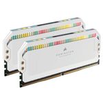 Memoria RAM Corsair Dominator Platinum RGB 64GB (2x32GB) 5200Mhz DDR5 UDIMM XMP Color Blanco CL40
