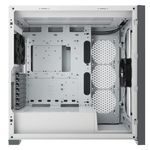 Gabinete Corsair 5000D AirFlow Media Torre EATX ATX mATX ITX Cristal Templado Color Blanco Sin Fan Sin Fuente