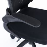 SILLA EJECUTIVA NEXTEP CON DESCANSABRAZOS AJUSTABLE TELA/MALLA NEGRO