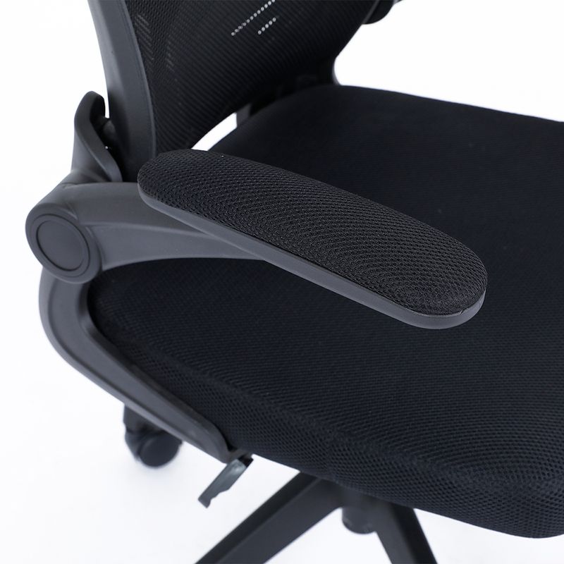 SILLA EJECUTIVA NEXTEP CON DESCANSABRAZOS AJUSTABLE TELA/MALLA NEGRO