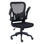 SILLA EJECUTIVA NEXTEP CON DESCANSABRAZOS AJUSTABLE TELA/MALLA NEGRO