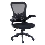 SILLA EJECUTIVA NEXTEP CON DESCANSABRAZOS AJUSTABLE TELA/MALLA NEGRO