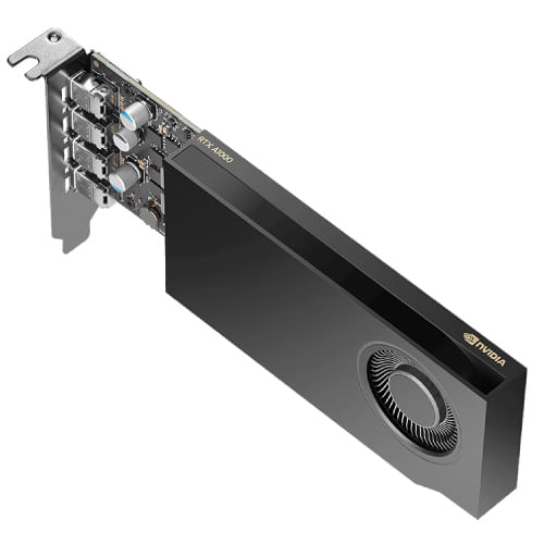 65323 - Tarjeta de Video PNY Pro NVIDIA RTX A1000 8GB Low Profile Single Fan GDDR6 PCIe 4 0 4xMini DisplayPort